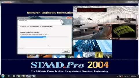 install staadpro.flv