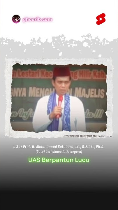 Pantun Lucu Ustaz Abdul Somad
