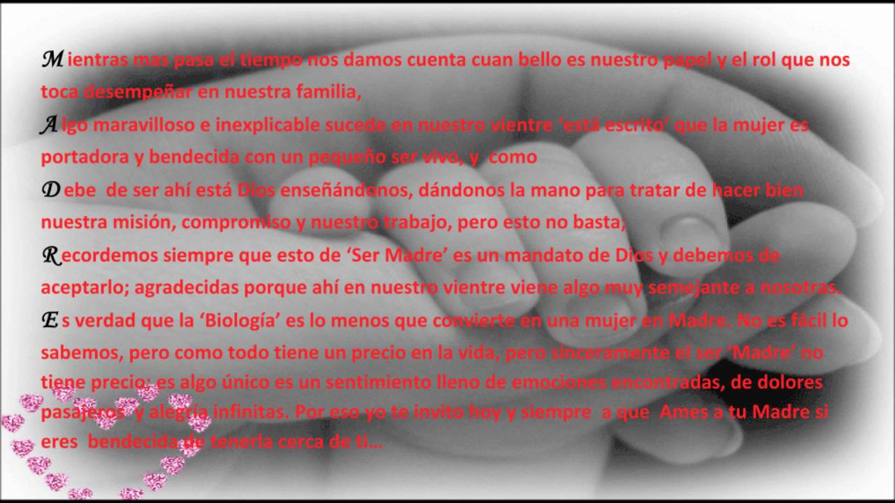Acrostico Para El DIA De Las Madres Acrostico Para El DIA De Las Madres