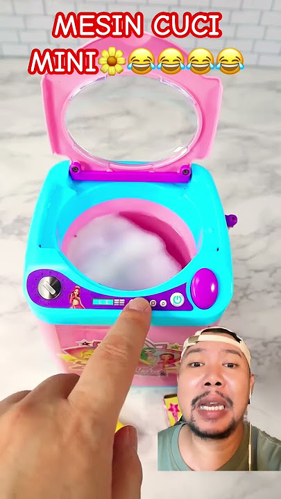 Mini washing machine is so cute!?? #shorts