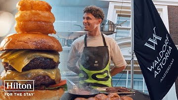 Lando Norris makes a one-of-a-kind burger at Michelin-starred restaurant | Hilton
