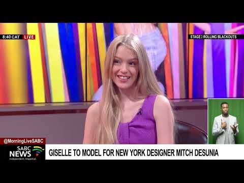 13- year-old Giselle Niemand to model for New York  fashion designer Mitch Desunia
