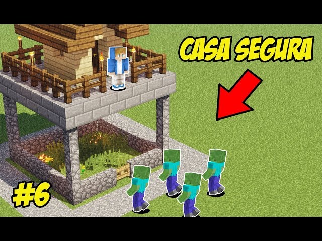 Minecraft Tutorial: CASA MODERNA SIMPLES (Neffos X1 MAX)