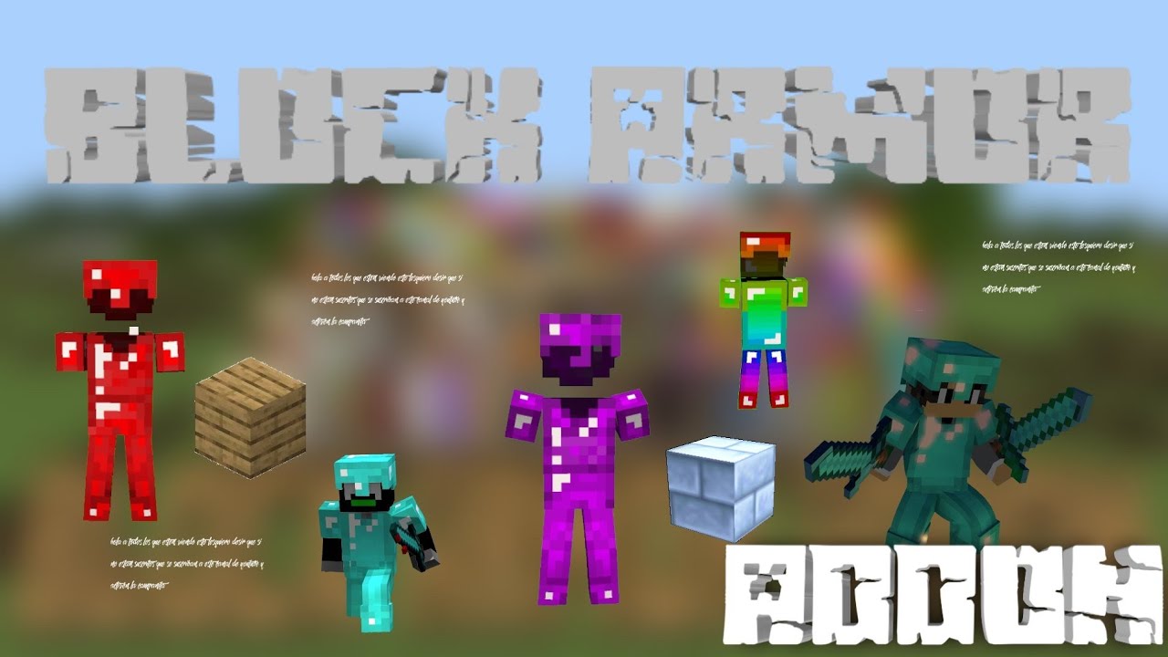 👉Block Armor Addon de armaduras + de 100 Armaduras para Minecraft ...