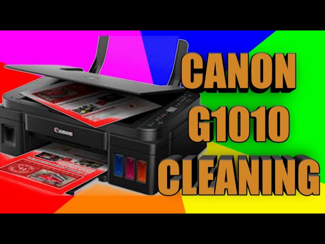 How To Clean Canon G1010 Series Printer Youtube