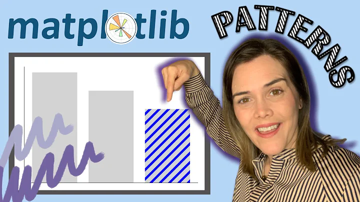 How to add PATTERNS to matplotlib figures || Matplotlib hatch color and linewidth || Matplotlib Tips