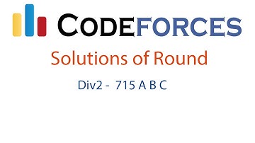 Codeforces Div2 715 | Div2 715 A | Div2 715 B | Div2 715 C
