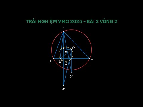 Video Trải Nghiệm VMO 2025: Vận dụng số phức CÔNG PHÁ bài hình vòng 2! - youtube