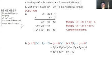 4.2 Adding, Subtracting and Multiplying Polynomials