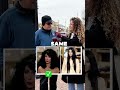 Asking a Stranger if He Prefers Curly or Straight Hair on Cher #curlyhair