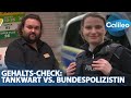 Gehalts-Check: Tankwart Steven &amp; Bundespolizistin Isabella im finanziellen Vergleich