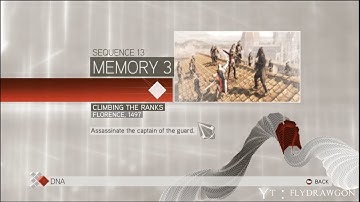 Assassins Creed II Walkthrough Sequence 13 memori 3 Climbing The Ranks