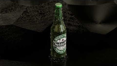 a Heineken bottle | 3D Blender