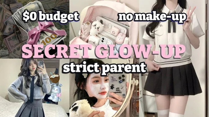 how to secretly glow up at school✨📚(no makeup + $0 budget – strict parents)