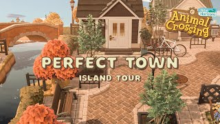 Realistic & Natural Town Island Tour // Animal Crossing New Horizons
