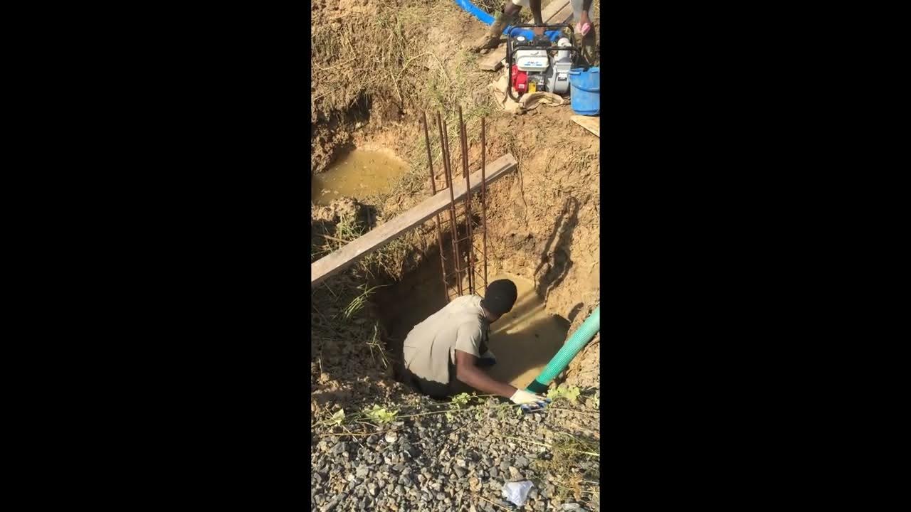 Building a house in a swampy area Beginning stage part 3 YouTube