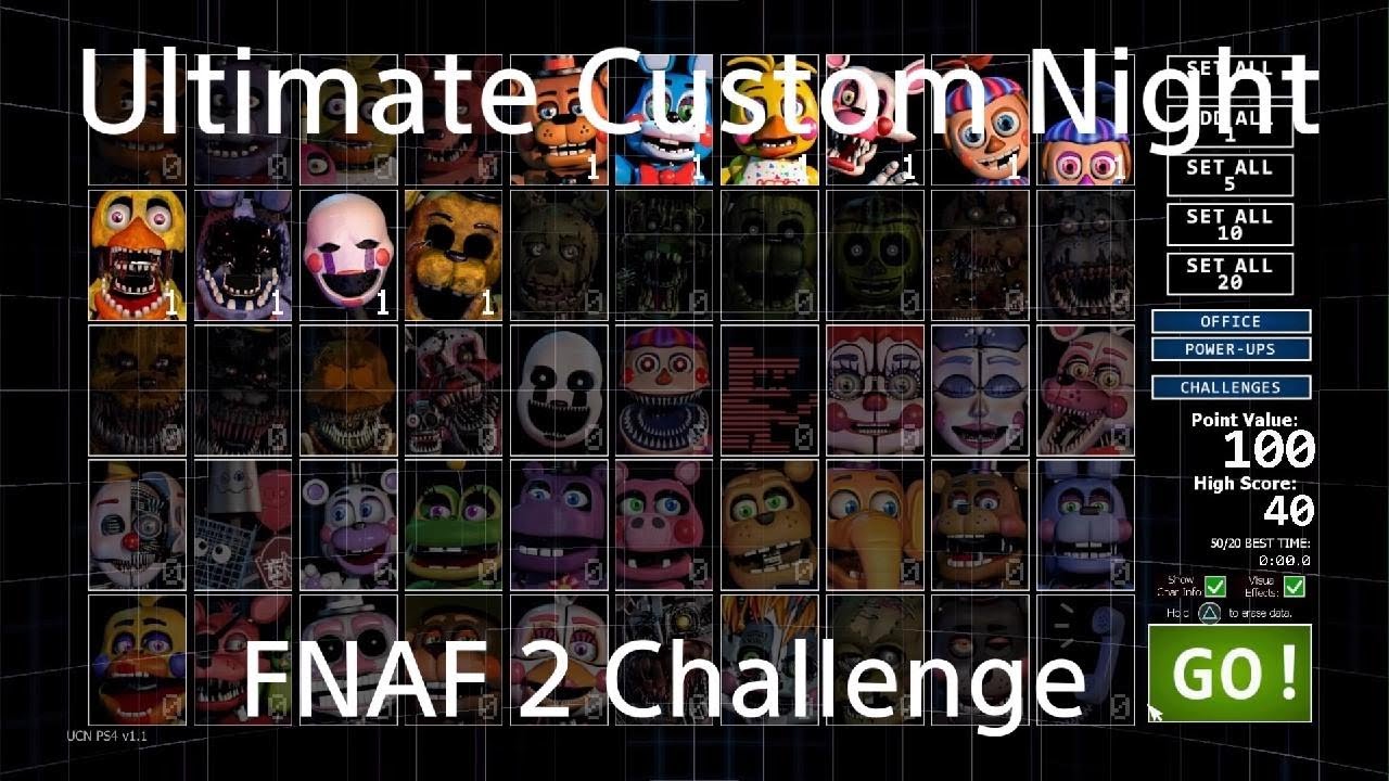Ultimate Custom Night FNAF 2 Challenge YouTube ultimate-custom-night-fnaf-2-challenge-youtube