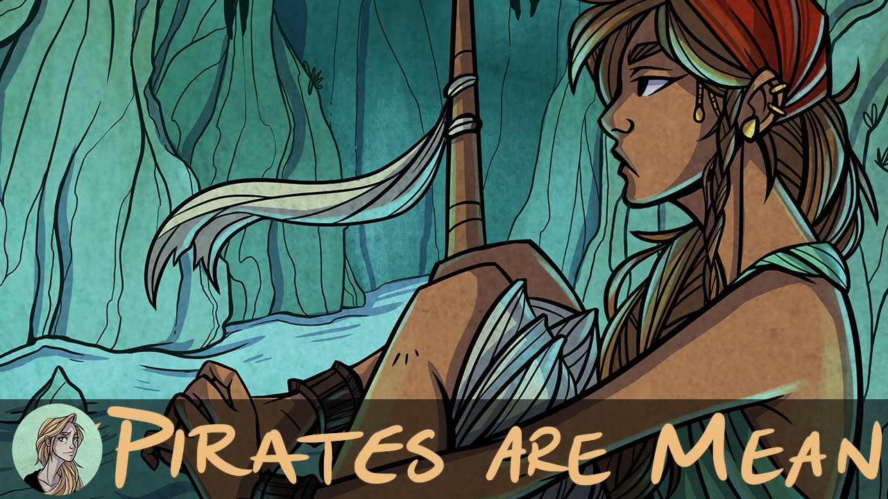 Pirates are Mean Part 2  Photoshop Speedpaint  Pirates are Mean