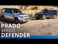 Toyota Prado Kakadu v Land Rover Defender 110 2020 Comparison Test @carsales.com.au