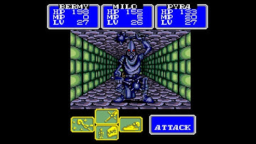 [SEGA Genesis] Shining in the Darkness Walkthrough [12] - Level 2 of the Labyrinth