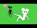 Cartoon Mouse pretty...? Green screen [ trevor henderson ]