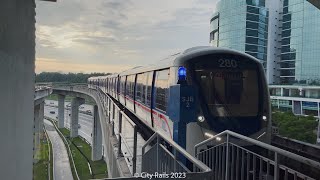 Klav Tr 80 [Lrt Kelana Jaya] Bombardier/Alstom Metro 300 At Subang Jaya