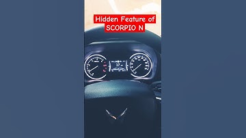 Hidden feature of Scorpio N   #mahindra #scorpio #tech #hidden