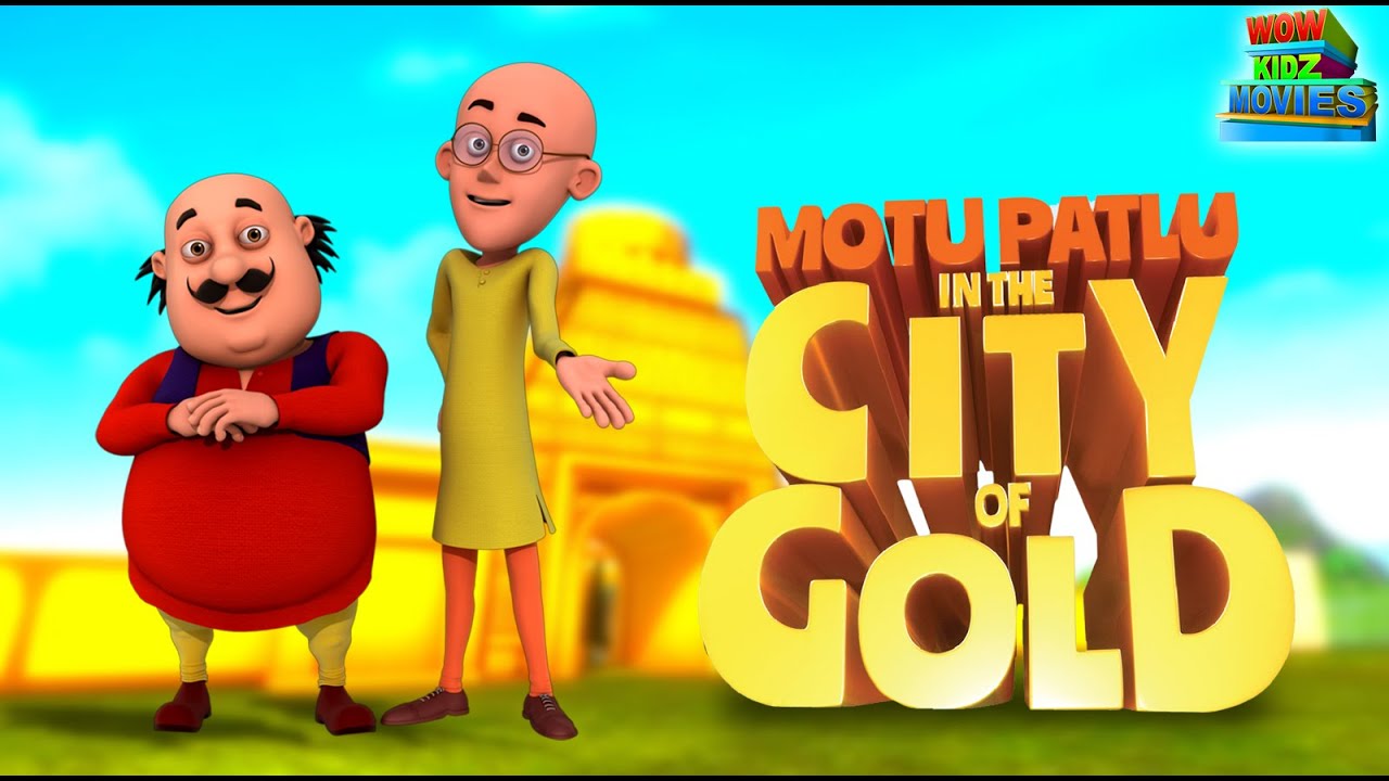 Motu Patlu  Kids Cartoon  Motu Patlu In Gold City  Full Movie  Wow Kidz   spot