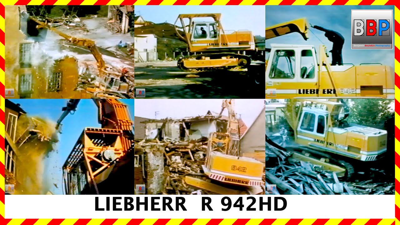 Werksfilmklassiker: Liebherr R 942 HD m. Abbruchstiel
