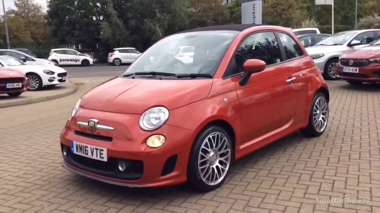 Abarth/Fiat 500 595C RED 2016 - YouTube