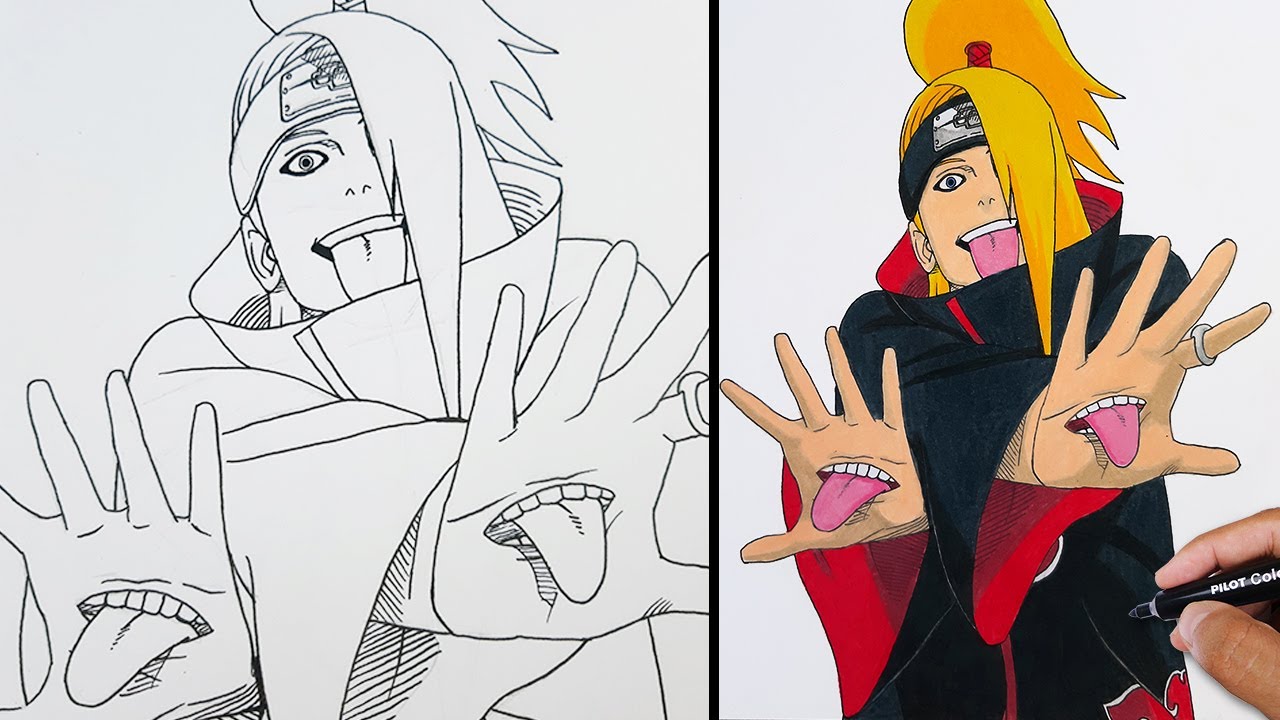 eai o que acharam ? 🤩 #naruto #draw #aprendadesenhar #metodofanart #d