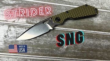Review: Strider SNG! Badass Knife With Issues