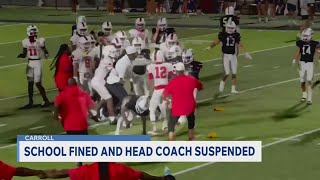 Carroll high fined, coach suspended after fight at football game News
