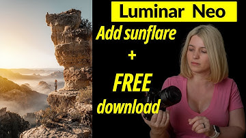 Luminar Neo .Add sunflare