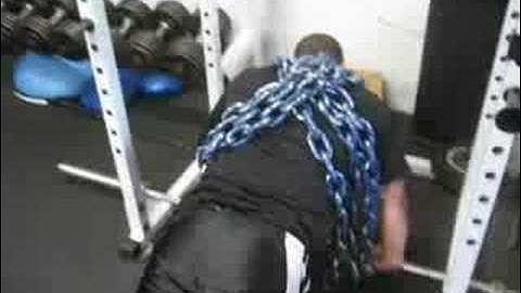 Athlete Training - Chain "X" Push-ups - 120 lbs