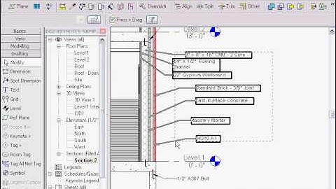 REVIT Architecture Keynotes By Number - CADclip