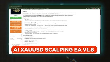 AI XAUUSD Scalping EA v1.8 for MetaTrader 5-Download
