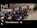 Cbc news the national  police move in on columbia protesters