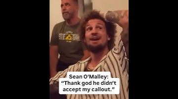 Sean O’Malley regrets his callout of Topuria last year after seeing him KO Oliveira at UFC 317 😅