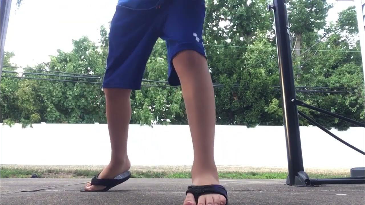 How to dribble a basketball through your legs YouTube