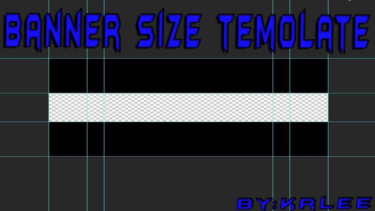Banner Size Template | Rezolucia Za Banner [KrLee] - YouTube