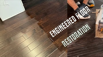 Engineered Hardwood Sandless Restoration