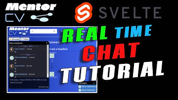 Svelte Realtime chat with tailwindcss and firebase - Mentor CV Updates