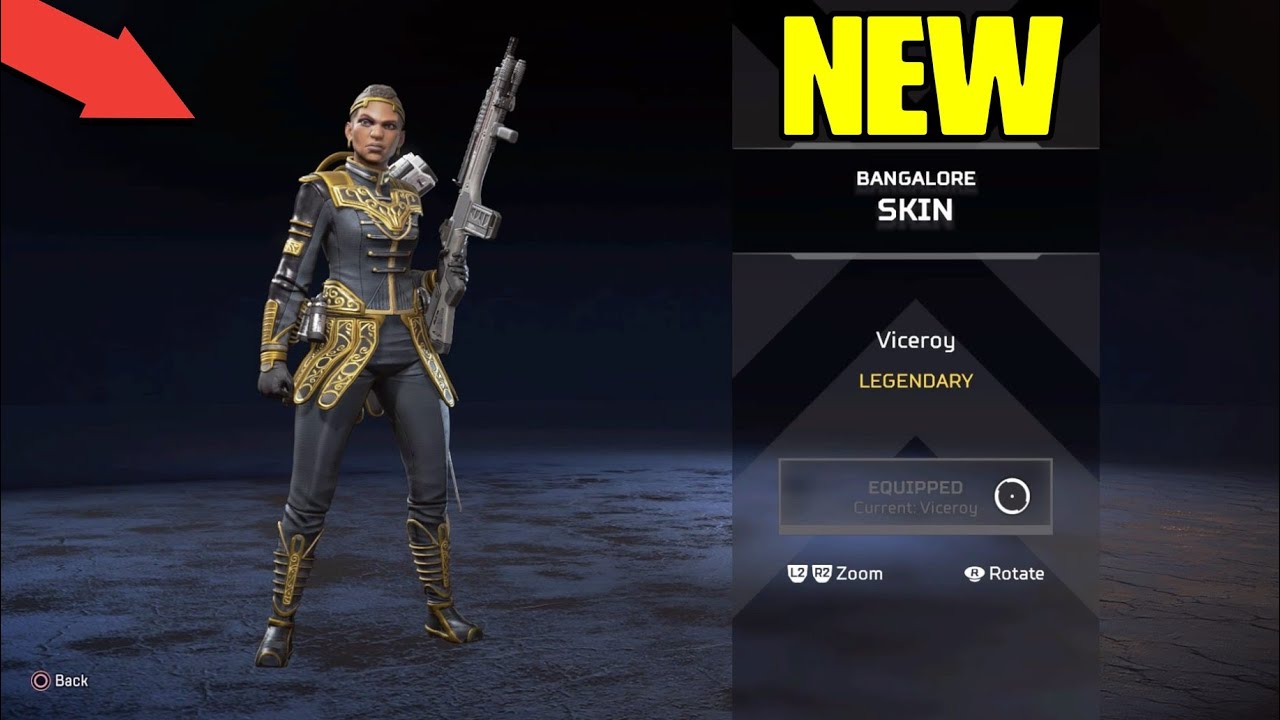 Apex Legends New Bangalore Skin Gameplay Viceroy New Gold Rush Duos Gameplay Youtube