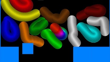 Slimy Worm Race Worm race in Algodoo