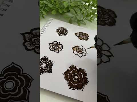 الكثير من الورد نقش حناء اكسبلور   ورد