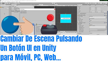 Cambiar De Escena Pulsando Un Boton Unity UI Canvas Opción 1