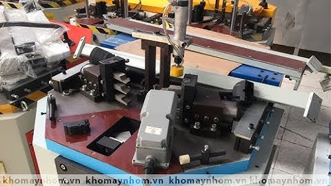 Giới Thiệu Chi Tiết Máy Ép Góc Cửa Nhôm Cao Cấp