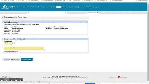 MLS-Change Listing Status to Pending or Price Change: Aug 6, 2020