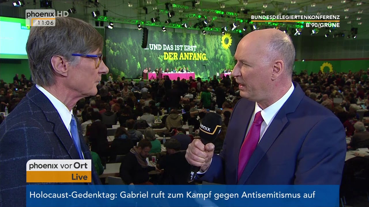 Bundesdelegiertenkonferenz Die Grünen: Prof. Lothar Probst am 27.01.18